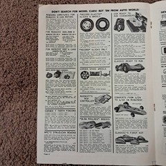 1966 Model Car & Model Racing News Also has Slot Cars Little Red Wagon Boss Mako