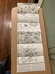 Vintage Annual AMT 1964 Pontiac Lemans Conv Model Kit Instructions Sheet