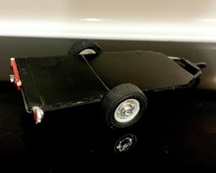 🏁 Build Model Car Kit Vintage LINDBERG Car Trailer 1/32 🏁