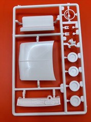 1963 Chevy II Wagon AMT Hood Squirrel Dash Seat Wheel Hubs Model Parts 1:25 New