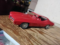 Original 1970 RED Pontiac GTO Promo Dealer Model Plastic