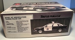 AMT ERTL Taurus Police Car 1/25 Plastic Model 6078,Open box,Sealed Parts (B117)