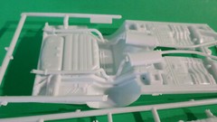 1967 Dodge Coronet RT 426 1/25 Frame Chassis Axle Rear End Model Car Part Lot