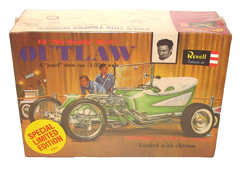 Revell Ed “Big Daddy” Roth Outlaw Show Car Model Kit 1:25 Scale 1994 USA