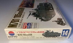 Nitto Kagaku #454-200 M7B1 105mmGUN Model Kit SEALED