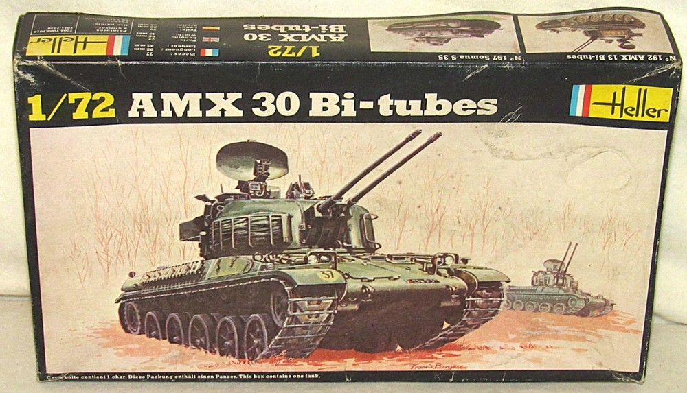 Heller Junior 193 AMX 30 Bi-tubes 1/72 OB Parts Sealed MD ‘Forest Creek Gems’