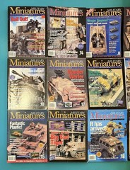 ⭕️ LOT OF 15 MILITARY MINIATURES IN REVIEW MAGAZINE WWII TANK MODELING TAMIYA