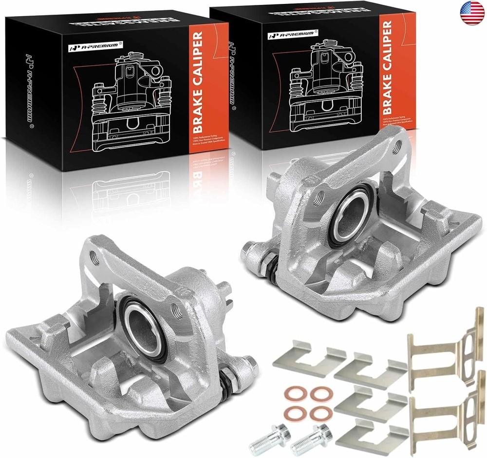A-Premium Disc Brake Calipers Assembly with Bracket Compatible with Honda CR-V