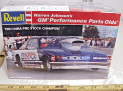 REVELL WARREN JOHNSON’S GM PARTS OLDS DRAG CAR MODEL KIT 7363 1:25 SEALED