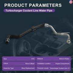 06J121492C Turbocharger Coolant Line/Turbo Coolant Hose Return EA888 2.0T
