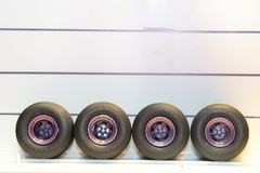 A-35 1/25 scale racing, model car kits, parts dirt track tires and wheels ,
