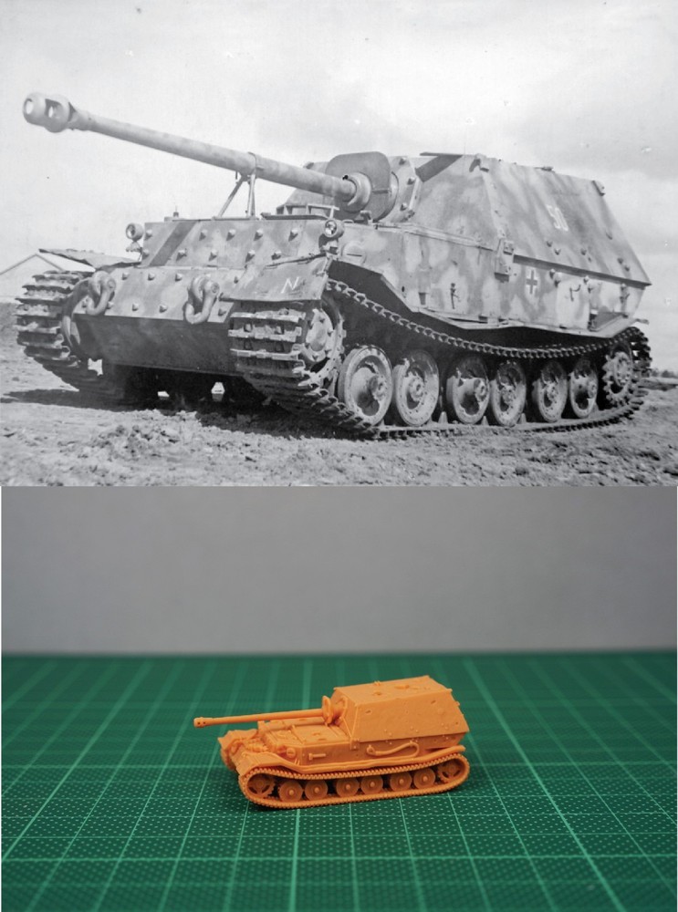 1/144 WWII German Ferdinand Tank Destroyer (fine detail) Resin kit (#GER559)