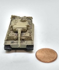 Takara 1/144 World Tank Museum 5. Germany Tiger IE Tank. In Desert Yellow. (#77)