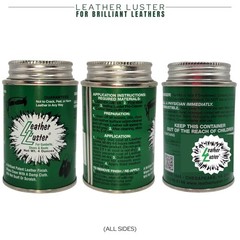 Leather Luster Patent Leather Polish, Cleaner, Conditioner – 12oz Made in USA