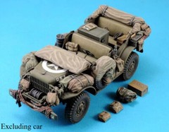 1/35 Resin Assembly Model Kit WWII US Military Jeep WC-56/57 Stowage Set Parts