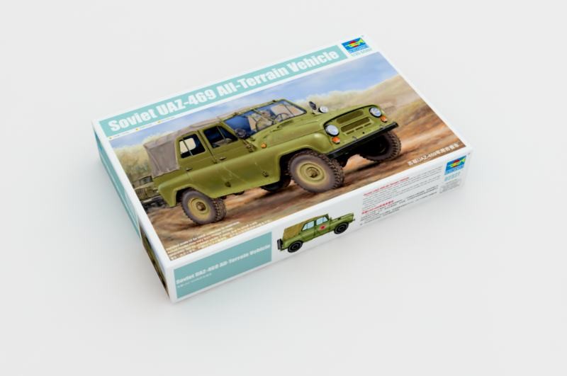 Trumpeter Model kit 1/35 Soviet UAZ-469 ATV (All-Terrain Vehicle) Tundra