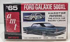 AMT ’65 Ford Galaxie 500XL Model Racing Car 3-in-1 Kit #723/12 Sealed Parts