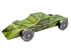 Stunning Pinewood Derby Car! Ultra Fast with Serious Trophy Potential !!