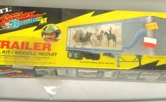 ERTL Smokey and the Bandit II Trailer Model Kit 1/25 Scale Vintage 1983 Mural