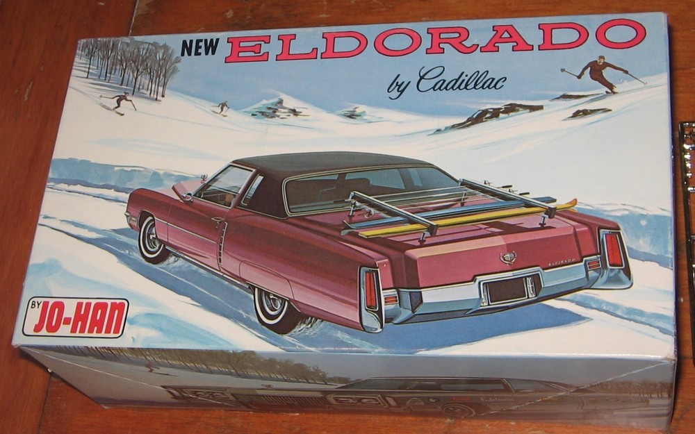 Johan 1971 Cadillac Eldorado Customizing Ski Kit # C-211 Unbuilt 1/25 Jo-Han 71