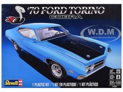 LEVEL 4 MODEL KIT 1970 FORD TORINO COBRA 1/25 SCALE MODEL CAR BY REVELL 14534