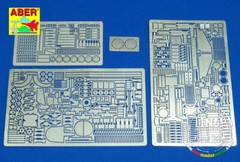 Aber Photoetch for 1/16 German Tiger I,Ausf.E – Early Version for Tamiya #16002