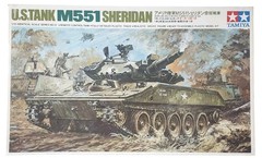4031 Tamiya 1/35 U.S. Tank M551 Sheridan Remote Control Model Kit
