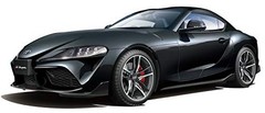 AOSHIMA 1/32 The Snap Kit Series Toyota GR SUPRA Black Metallic Plastic Model 10