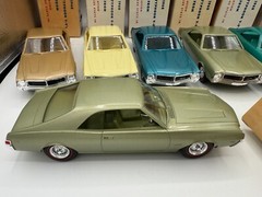7 NOS Johan 1968 AMC Javelin SST Dealer Promo Cars w/ Original Boxes & CASE BOX