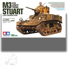 TAMIYA 37026 1/35 M3 STUART (LATE PRODUCTION) U.S. LIGHT TANK MODEL KIT