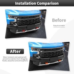 Tow Hook Cover Fit for 2007-2025 Chevy for Silverado 2007-Present Orange