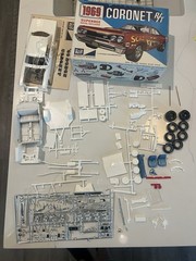RARE 1969 DODGE CORONET R/T SUPERBEE MPC 1/25 VINTAGE MODEL Excellent Condition