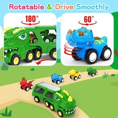 ENJSD Toys for 1 2 3 4 Year Old Boys, 5 in 1 Ages 2-4 with 4…