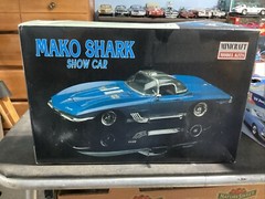 Mini Craft 1/20 Model Kits Mako Shark Model Car Kits Mint Very rare! Unbuilt LK