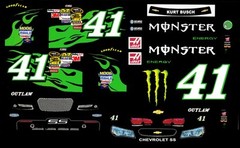 #41 Kurt Busch Stewart-Haas 2015 1/24th Scale Nascar Decals