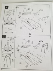 1966 Malibu SS INTERIOR TUB for Revell Monogram 1:24 Model 66 Chevelle