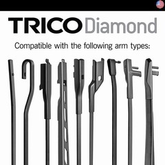 TRICO Diamond 26″ + 14″ Premium Automotive Replacement Windshield Wiper Blades