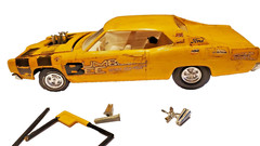1969 AMT Ford Galaxie Partial Built Model Kit Parts Junkyard Parts or Rebuild.