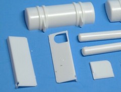 AMT 1/25 Tyrone Malone Custom Drag Frame Components – Tanks, Battery & Box 1/25