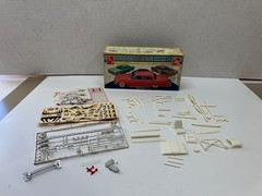 VINTAGE AMT 1/25 SCALE 1961 FALCON HARDTOP MODEL KIT – BOX AND PARTS ONLY