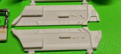 1962 Chevy bel air ss 1/25 Interior Tub Dash Bench Seat Door Panels Wheel Parts