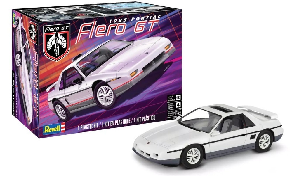 Revell 1985 Pontiac Fiero GT 1:24 scale model car kit 14573