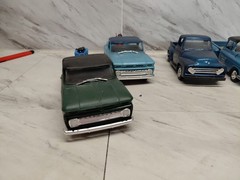Model Junkyard/parts Plastic ,Nice Custom Car Lot Of 4 Custom Hot Rods Trucks