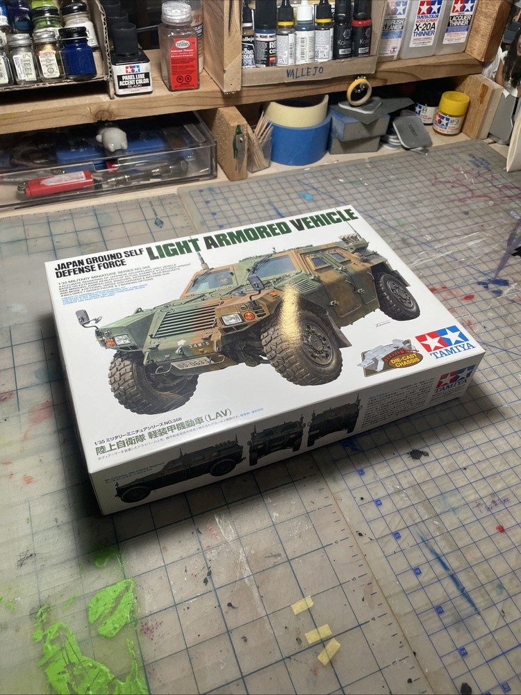 Tamiya 35275 JGSDF Light Armored Vehicle Model Kit 1/35 Scale 2019 Started Kit