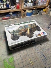 Tamiya 35275 JGSDF Light Armored Vehicle Model Kit 1/35 Scale 2019 Started Kit
