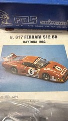 FDS 617 Ferrari 512 BB/LM Budweiser Daytona 1982 1:43 Metal Kit Sealed