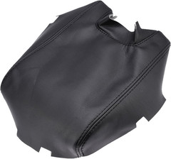 Black Leather Center Console Lid Armrest Cover Skin Replacement for Acura TL 200