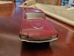 1966 Ford Thunderbird Plastic Promo Model 1:25 Scale Maroon