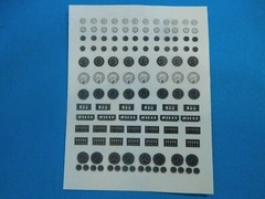 MODEL CAR DASHBOARD GAUGES, TACHS FOR 1:24 1:25 SCALE