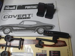 Vintage MONOGRAM REVELL 1/32 Snap-tite ’68 GTO JUDGE model kit THE PUNISHER
